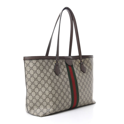 Gucci GG Supreme Monogram Medium Ophidia Shopping Tote Brown 2 of 11