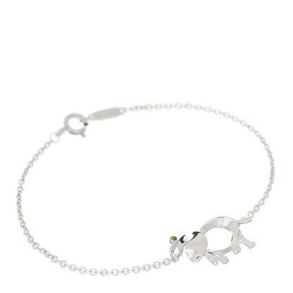 Tiffany Sterling Silver Tsavorite Save the Wild Elephant Bracelet 1 of 4