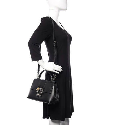 Dolce & Gabbana Calfskin Small Lucia Satchel Black 2 of 8