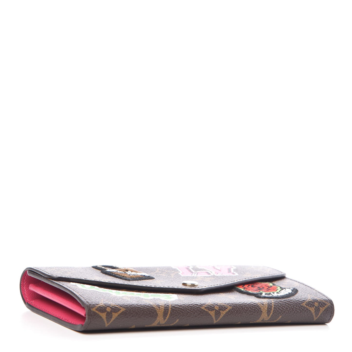 Monogram Travel Stickers Sarah Wallet