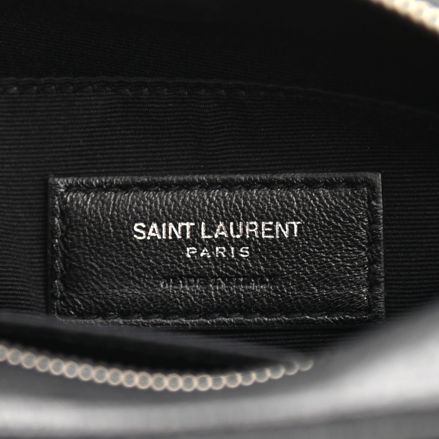 Lambskin Monogram Lou Belt Bag Black