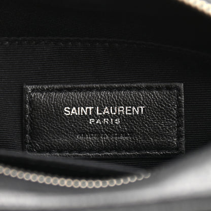 Saint Laurent Lambskin Monogram Lou Belt Bag Black 6 of 10