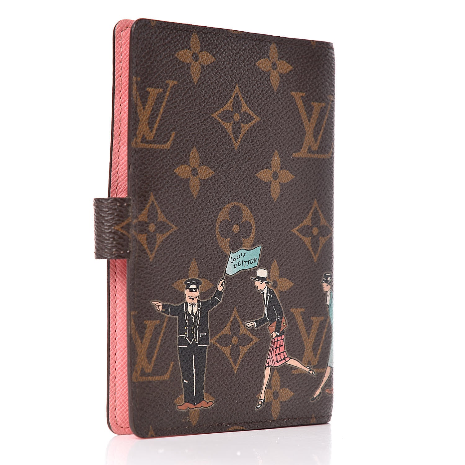 Louis Vuitton Monogram Illustre Small Ring Agenda Rose 3 of 12