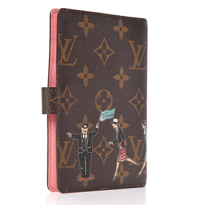 Louis Vuitton Monogram Illustre Small Ring Agenda Rose 3 of 12