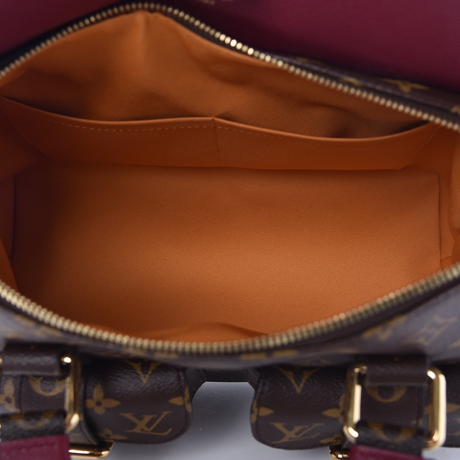 Fendi Goatskin Zucca Large Peekaboo Iconic Satchel Latte Tobacco Moro 20 of 24