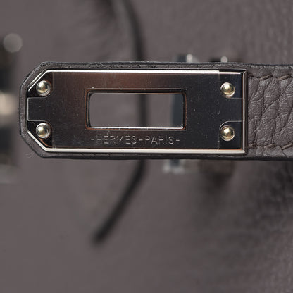 Hermes Togo Birkin 25 Etain 31 of 37