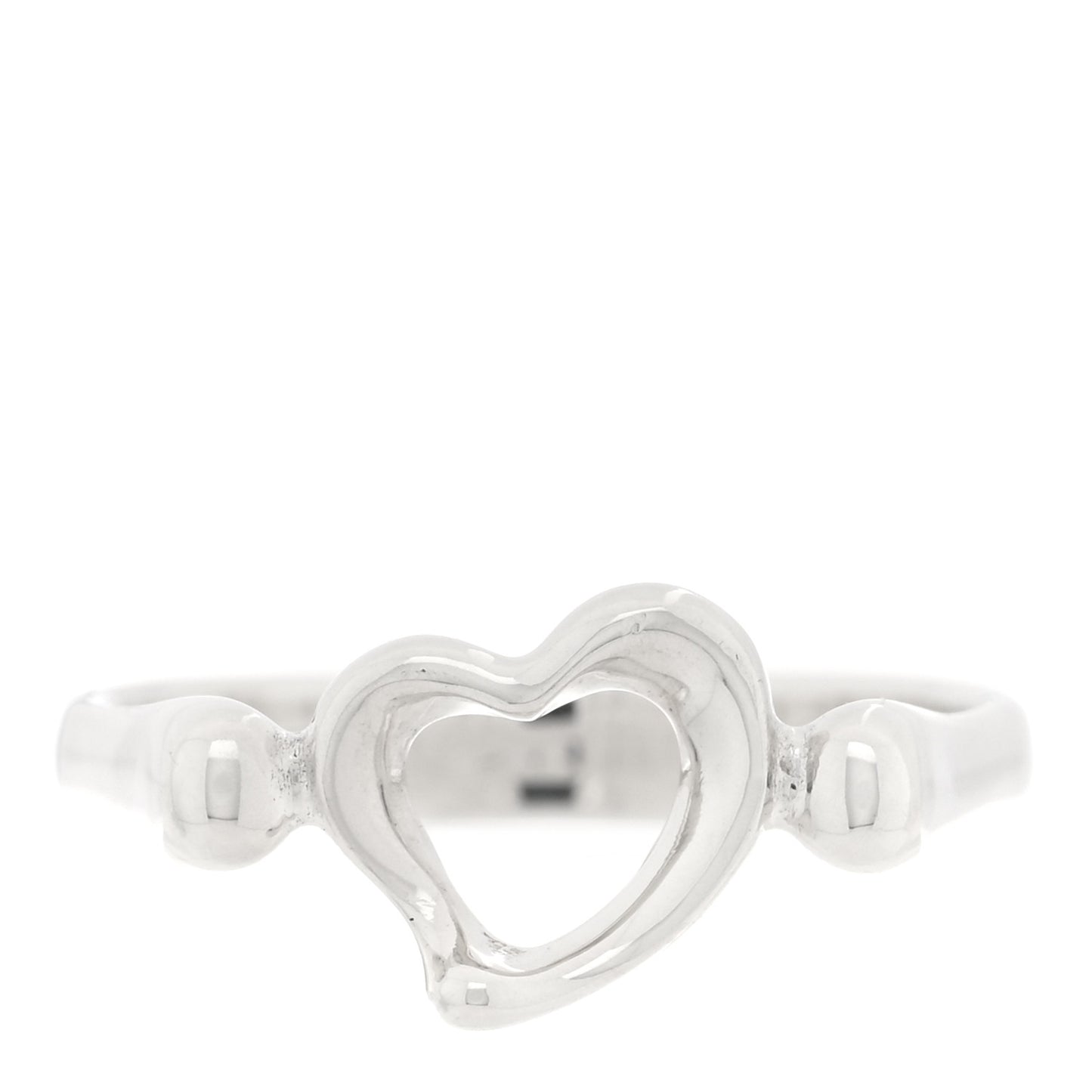 Sterling Silver Elsa Peretti Open Heart Ring 54 6.75