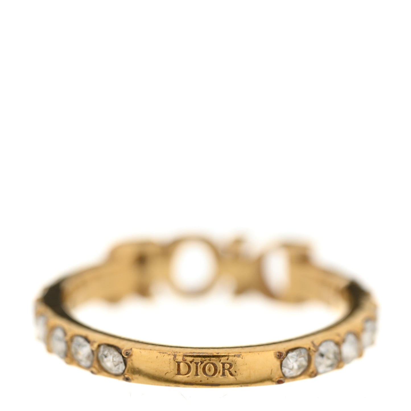 Metal Crystal Dio(R)evolution Ring 54 7 Gold