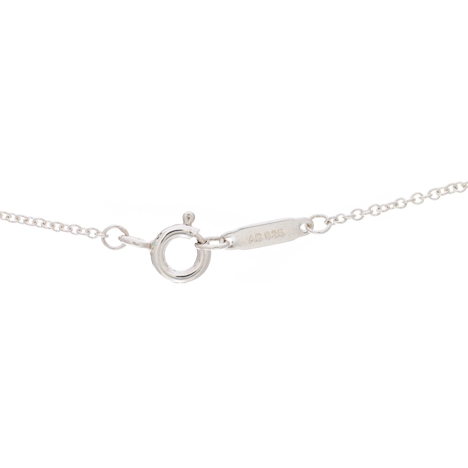 Tiffany Sterling Silver Prasiolite Sparklers Pendant Necklace 6 of 6
