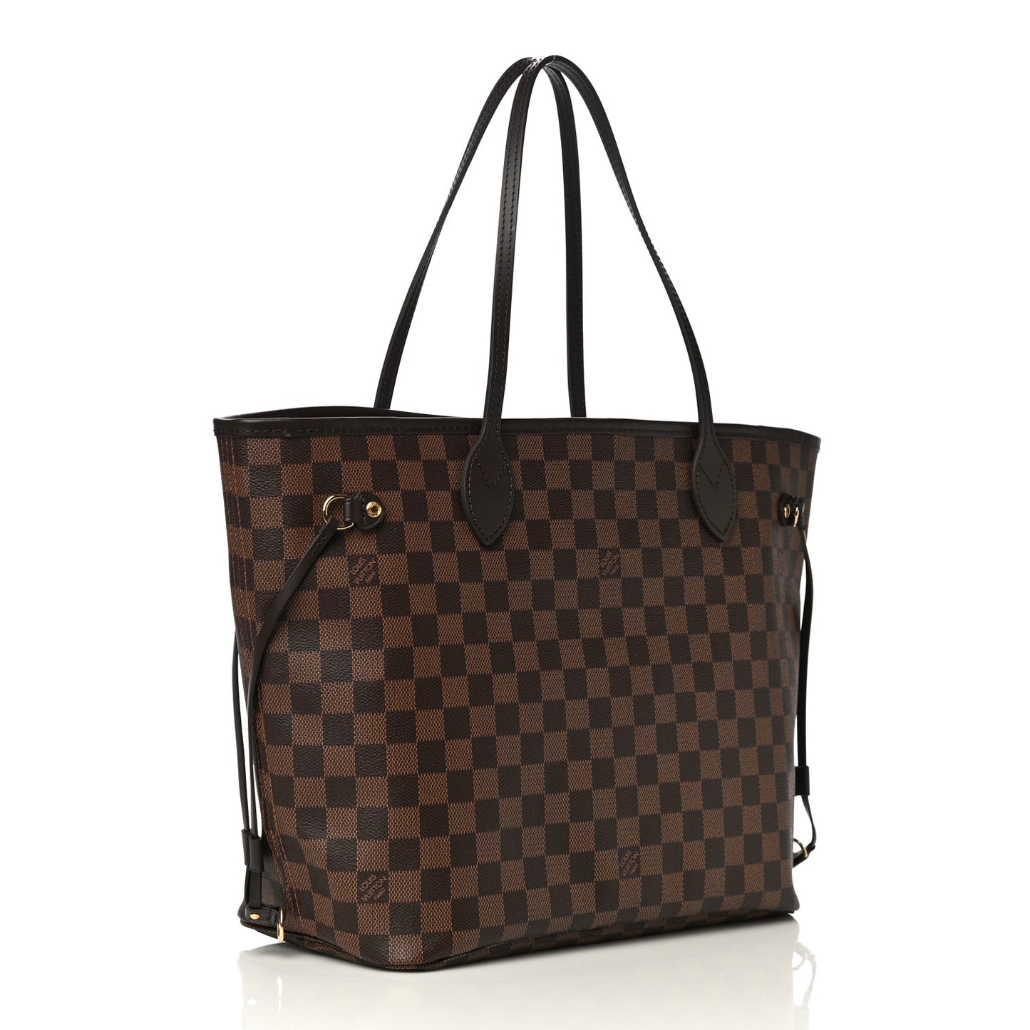 Damier Ebene Neo Neverfull MM Rose Ballerine