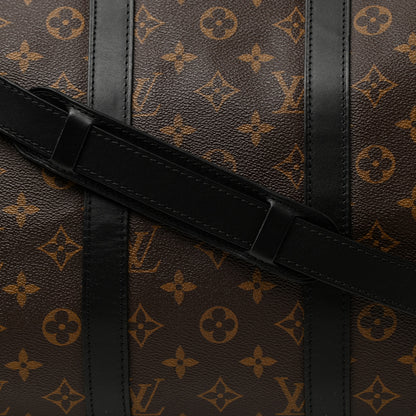 Louis Vuitton Monogram Macassar Keepall Bandouliere 45 8 of 10