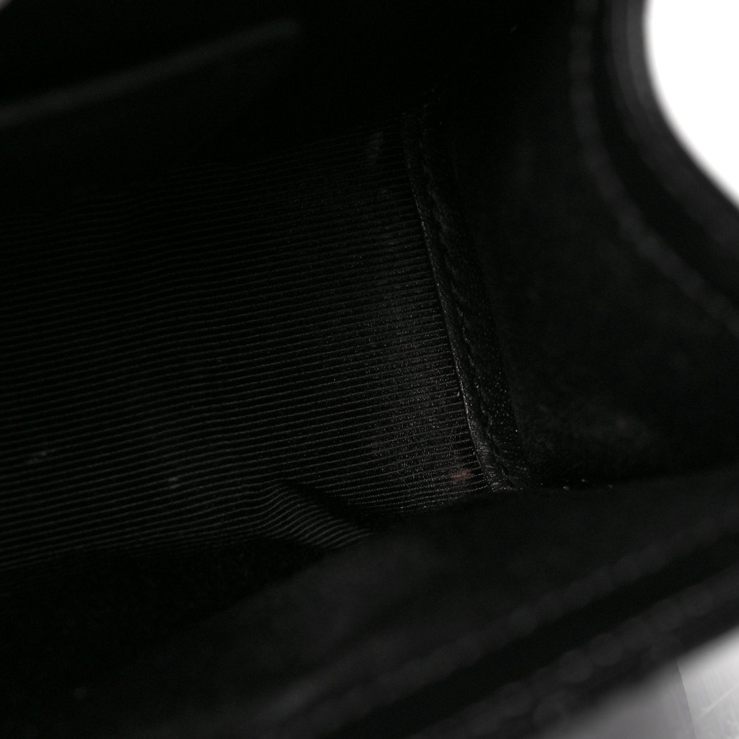 Grain De Poudre Textured Mixed Matelasse Triquilt Small Monogram Satchel Black