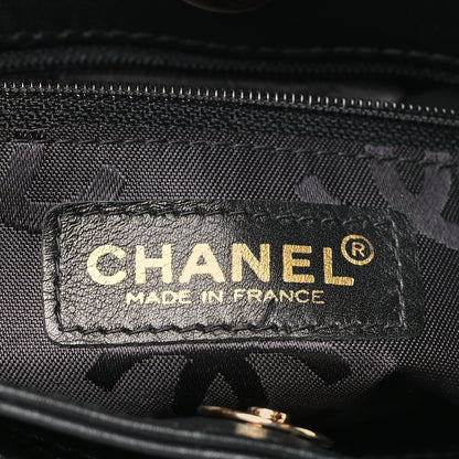 Chanel Calfskin Stitch Small Surpique Tote Black 6 of 10