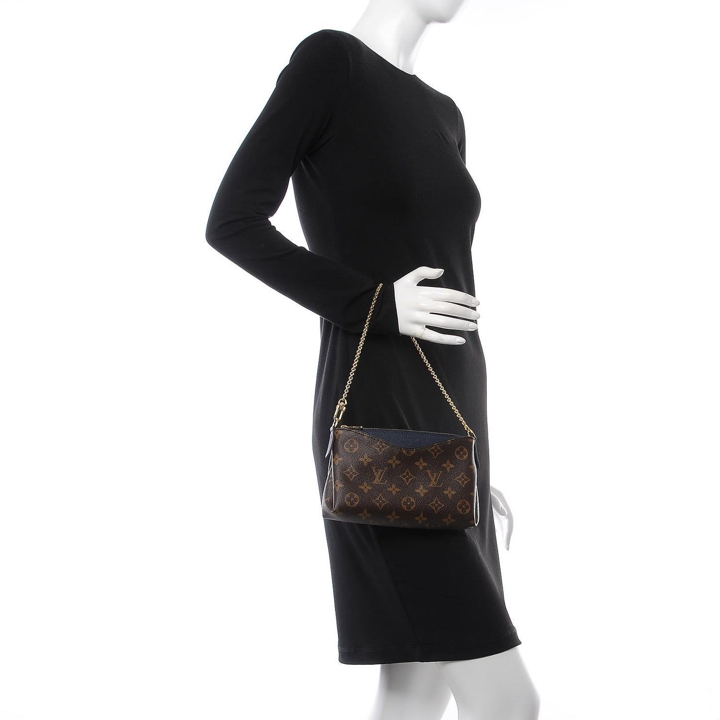 Monogram Pallas Clutch Blue Marine