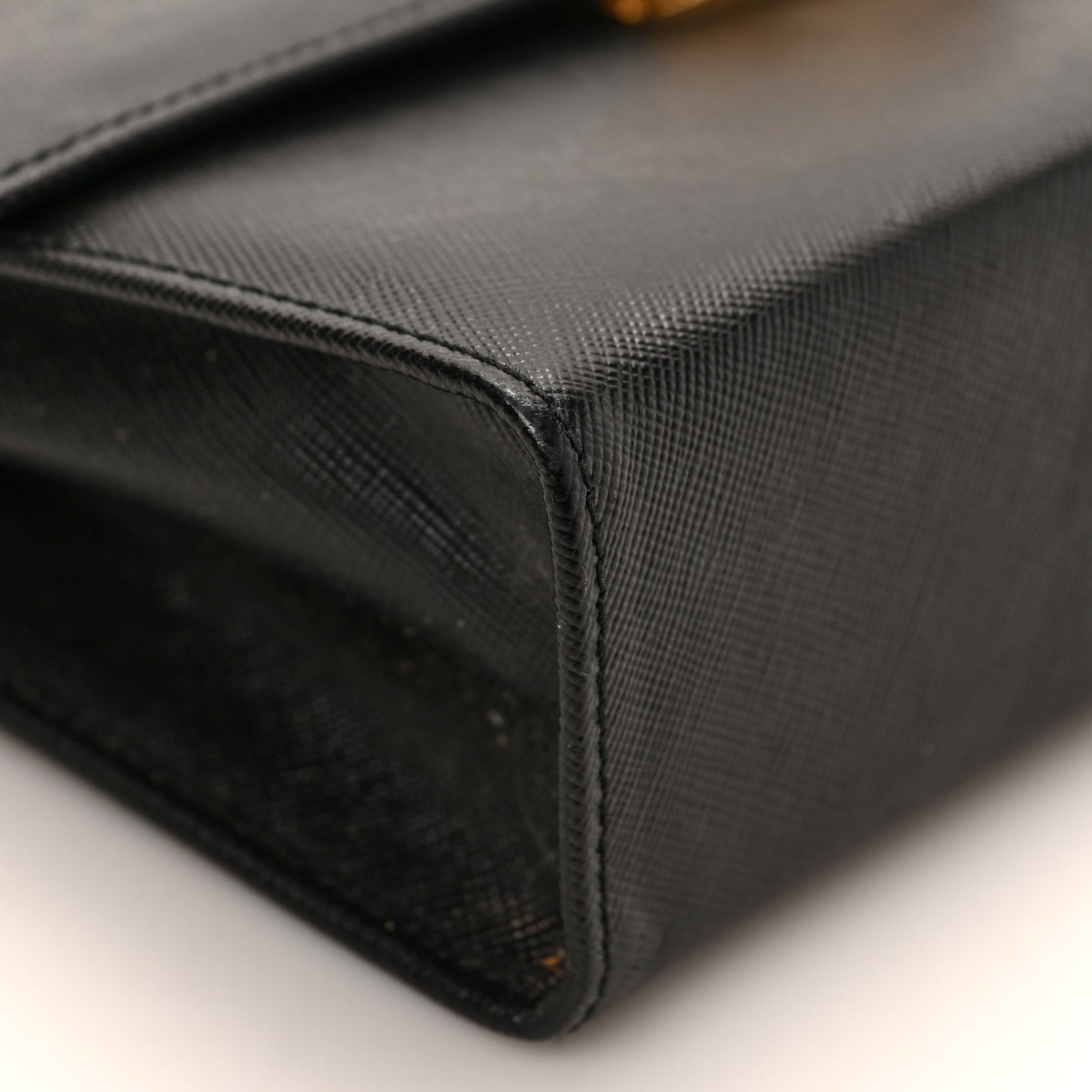 Calfskin Gancini Chain Crossbody Black