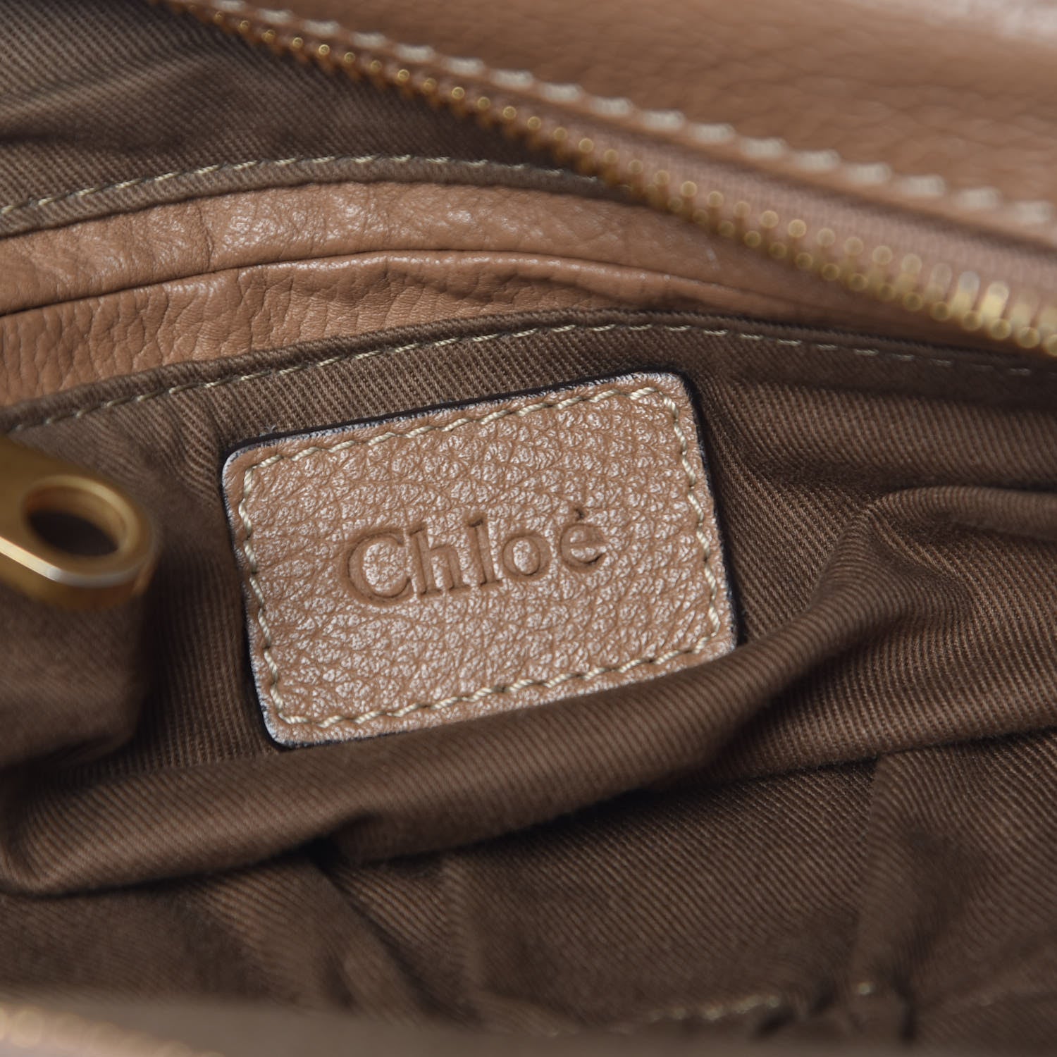 Chloe Calfskin Medium Marcie Satchel Nut 6 of 12