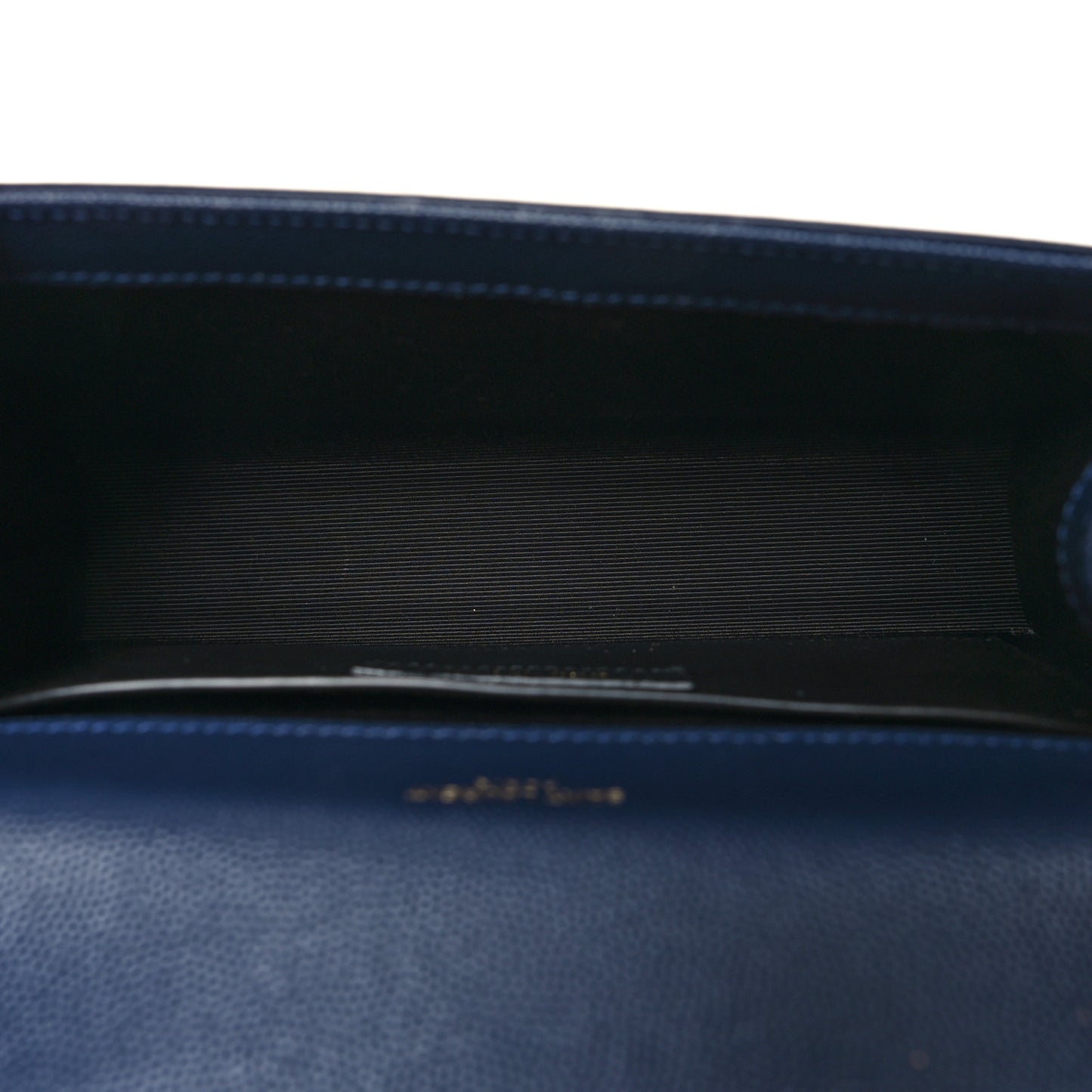 Grain De Poudre Small Classic Monogram Kate Tassel Satchel Blue