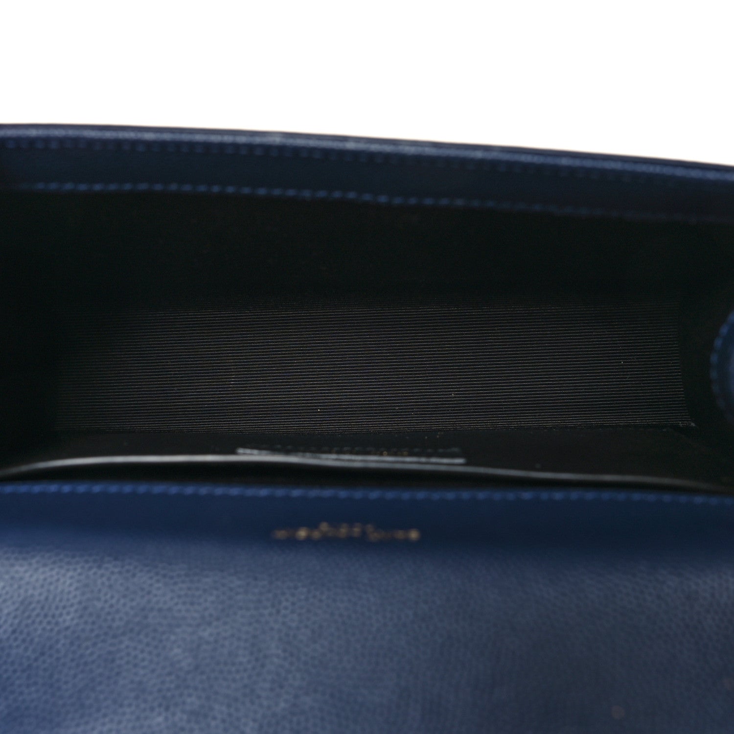 Saint Laurent Grain De Poudre Small Classic Monogram Kate Tassel Satchel Blue 5 of 11
