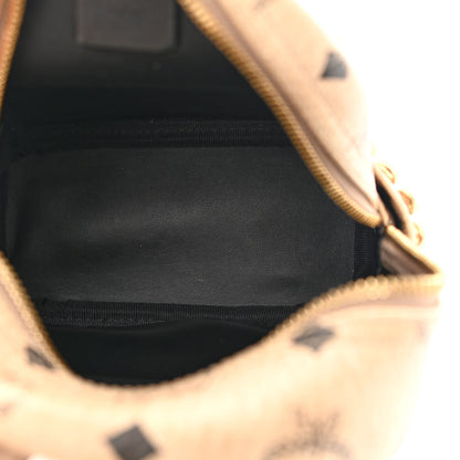 MCM Visetos Side Stud X-Mini Stark Bebe Boo Backpack Beige 5 of 22