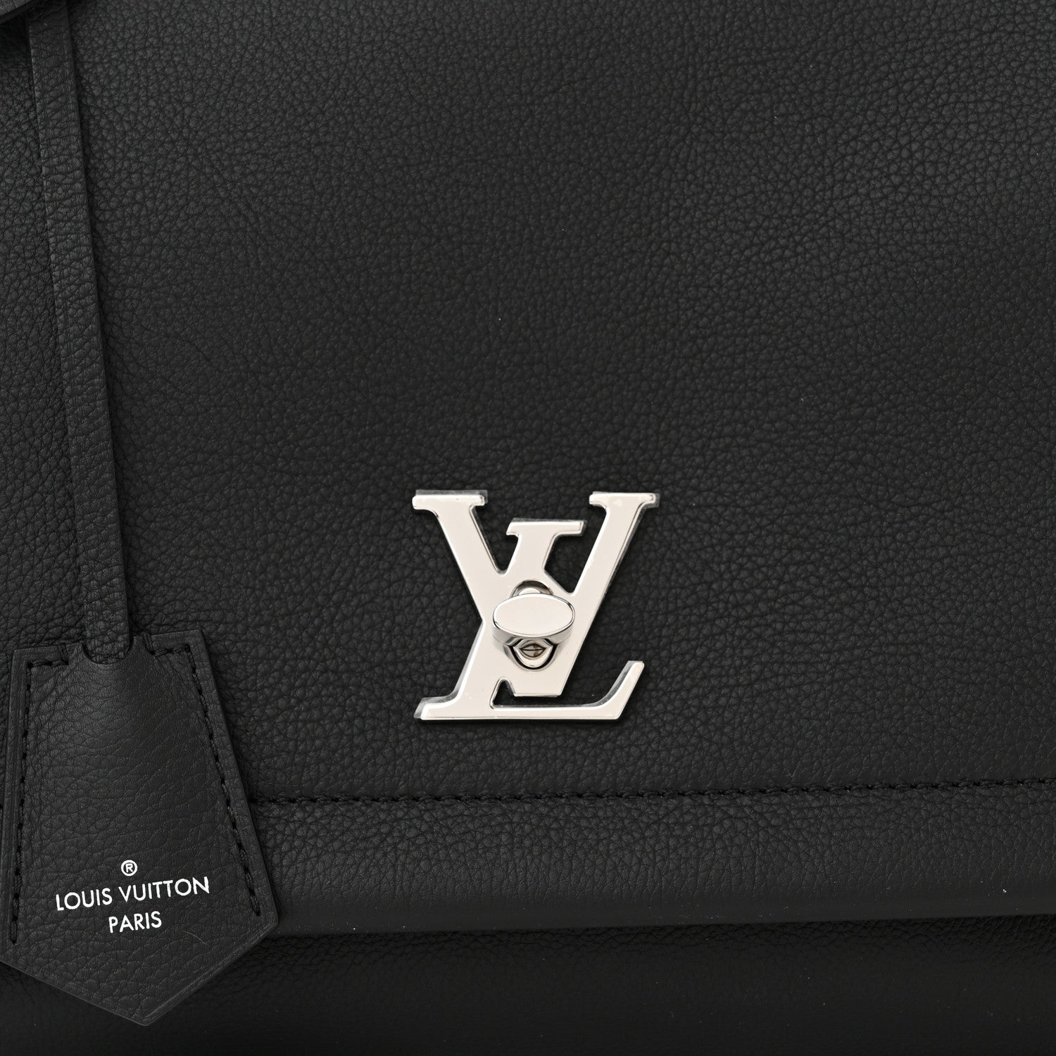 Louis Vuitton Soft Calfskin Lockme II Top Handle Black 7 of 9
