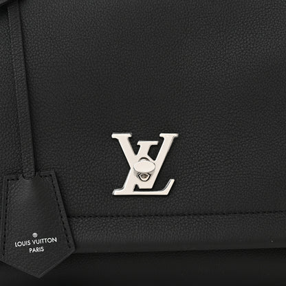 Louis Vuitton Soft Calfskin Lockme II Top Handle Black 7 of 9