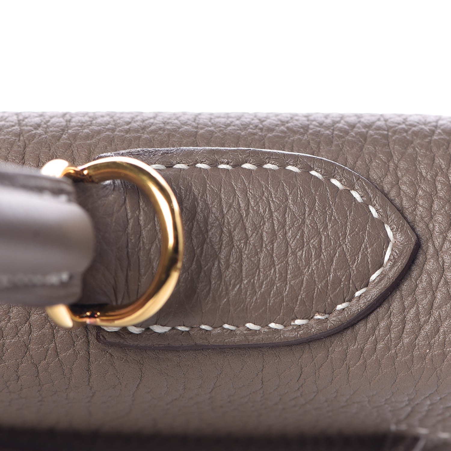 Hermes Togo Kelly Retourne 32 Etoupe 9 of 38