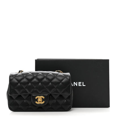 Chanel Caviar Quilted Mini Rectangular Flap Black 12 of 12
