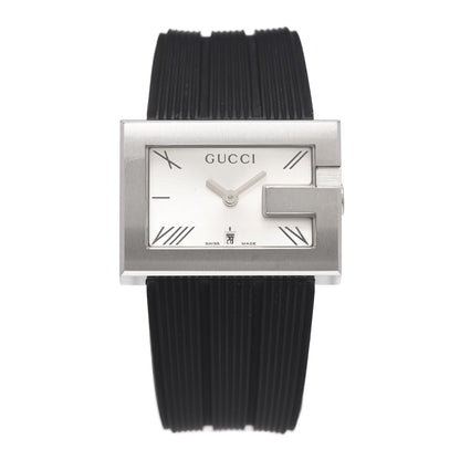 Gucci Stainless Steel Rubber 31mm 100L Quartz Watch 1 of 4
