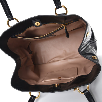 Prada Vitello Shine Tote Nero Black 5 of 15