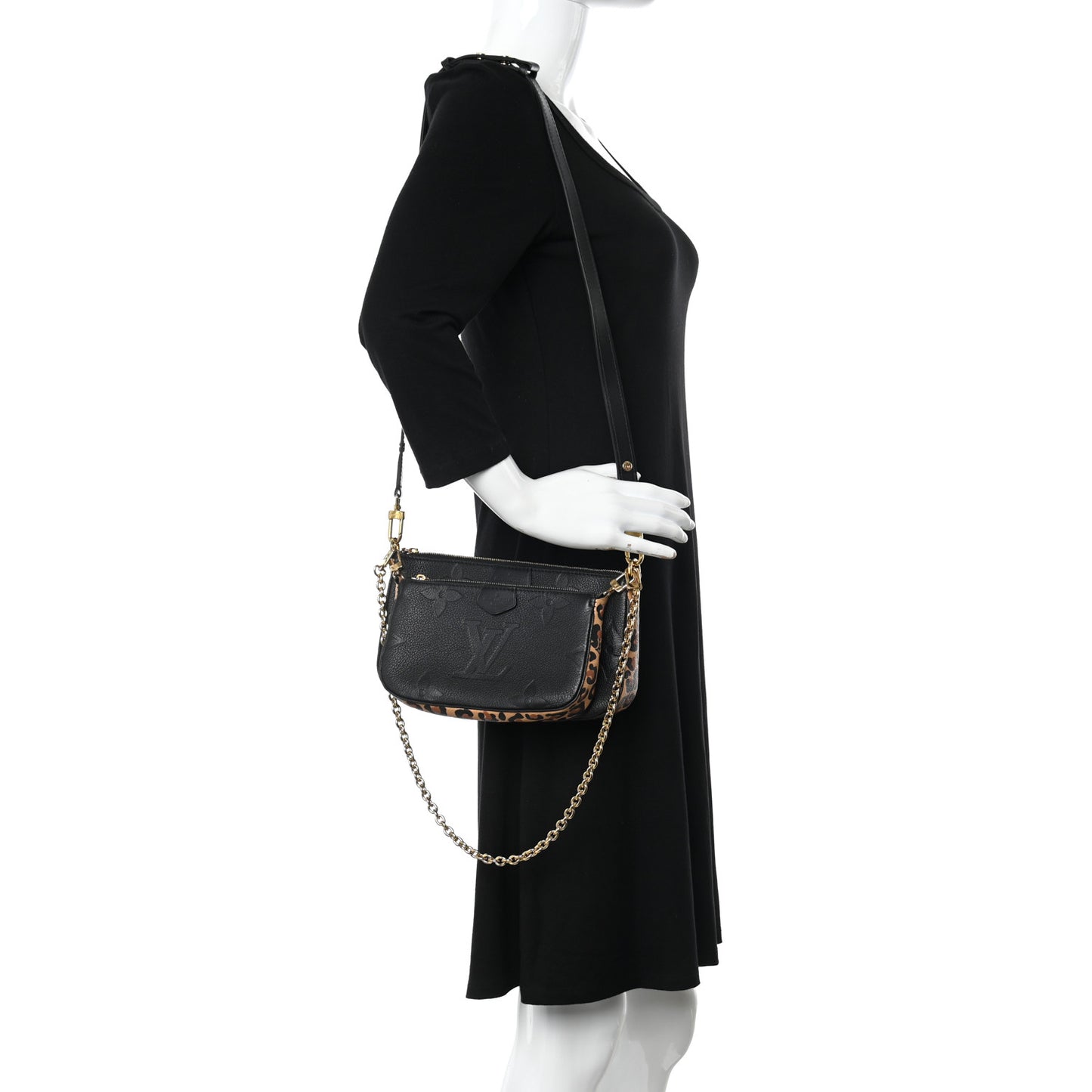 Empreinte Monogram Giant Wild At Heart Multi Pochette Accessories Black