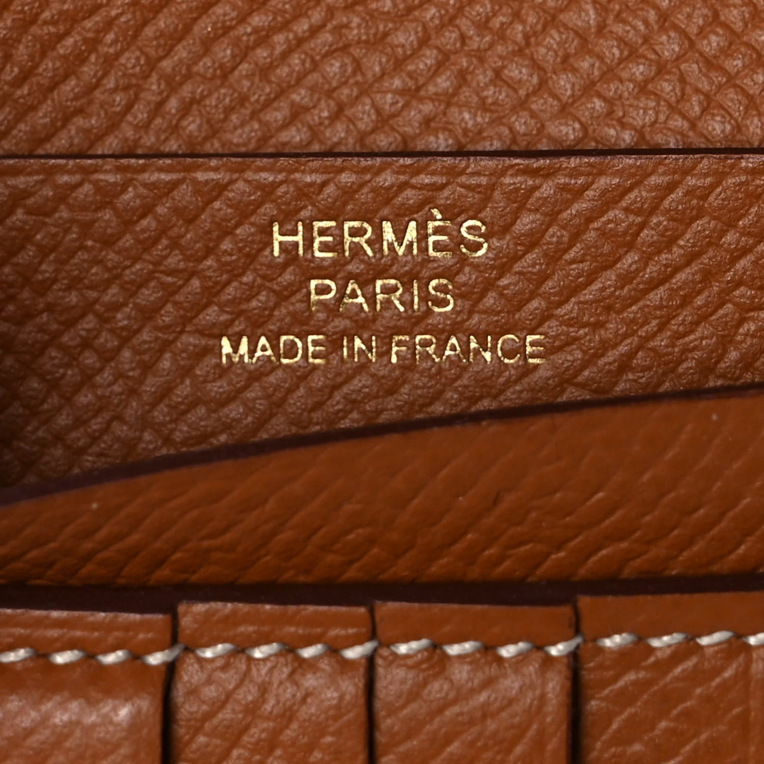 Hermes Epsom Bearn Compact Wallet Gold 7 of 12