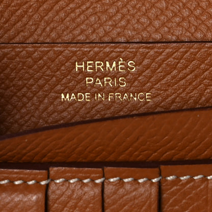 Hermes Epsom Bearn Compact Wallet Gold 7 of 12