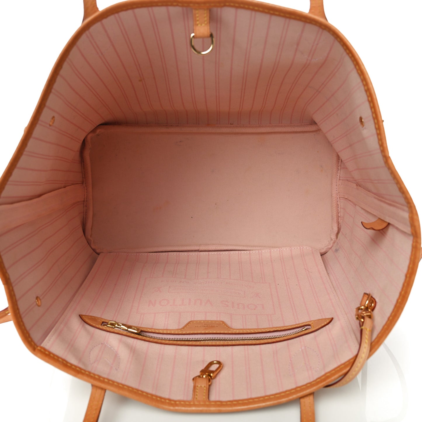 Damier Azur Neo Neverfull MM Rose Ballerine