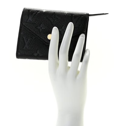 Louis Vuitton Empreinte Victorine Wallet Black 2 of 8