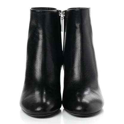 Saint Laurent Nappa Loulou Ankle Zip Boot 36.5 Black 2 of 16