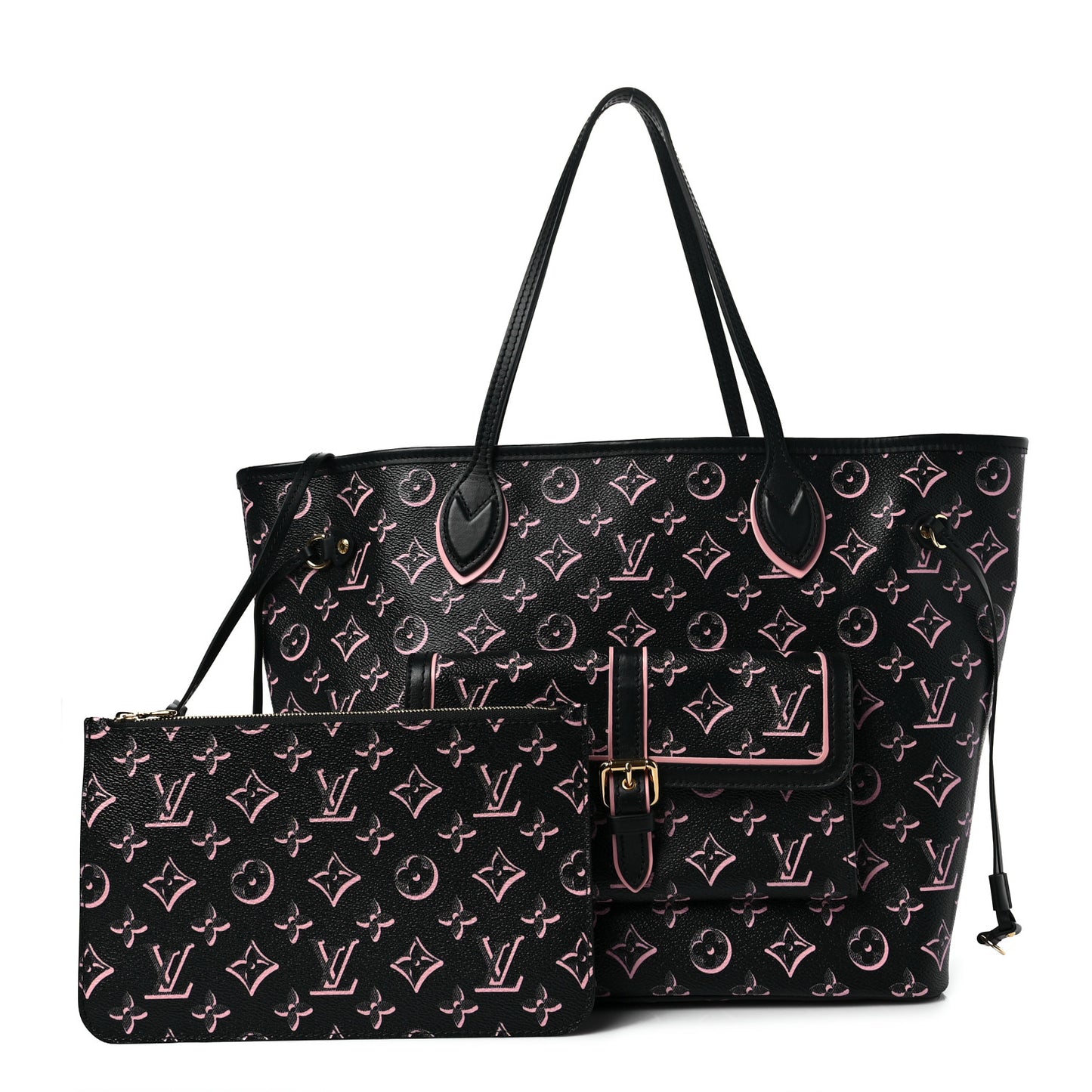 Monogram Fall For You Neverfull MM Black