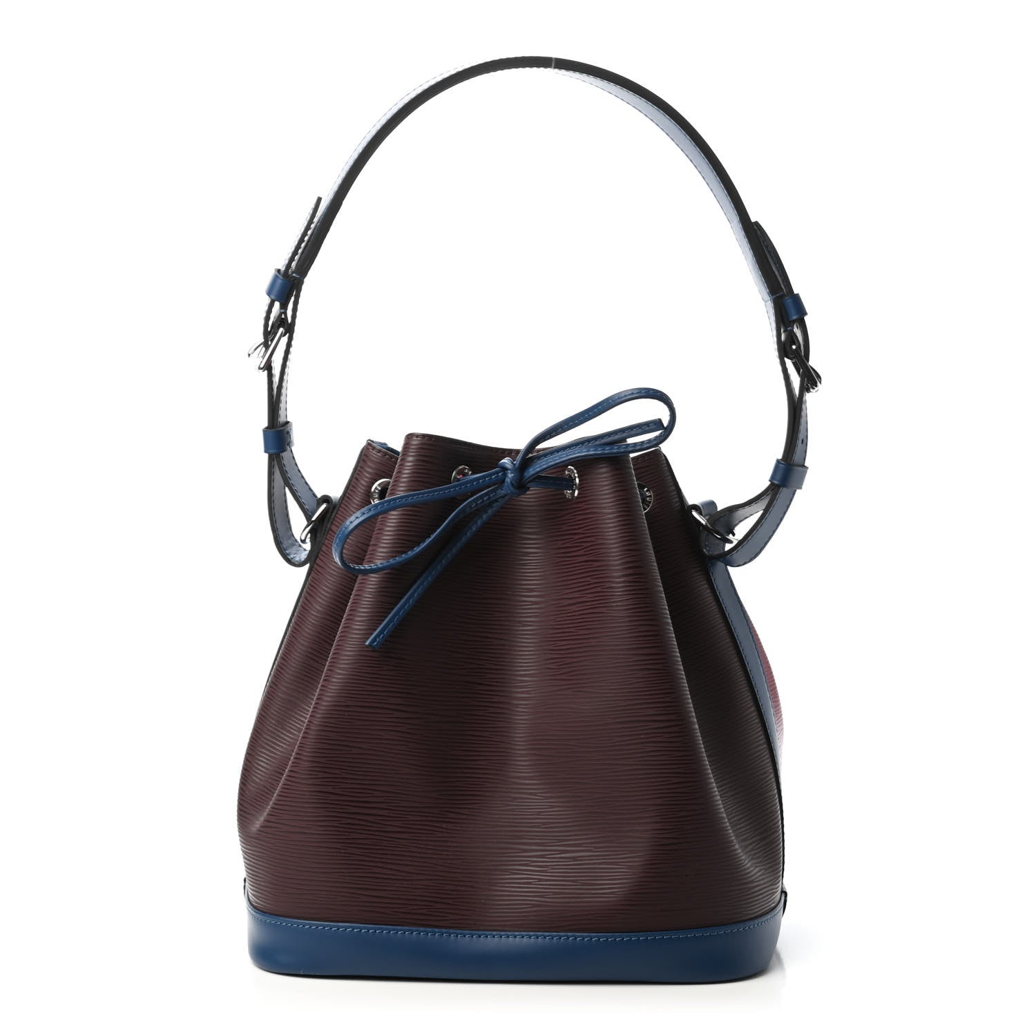 Louis Vuitton Epi Tri-Color Petit Noe NM Quetsche Fuchsia Saphir 1 of 4