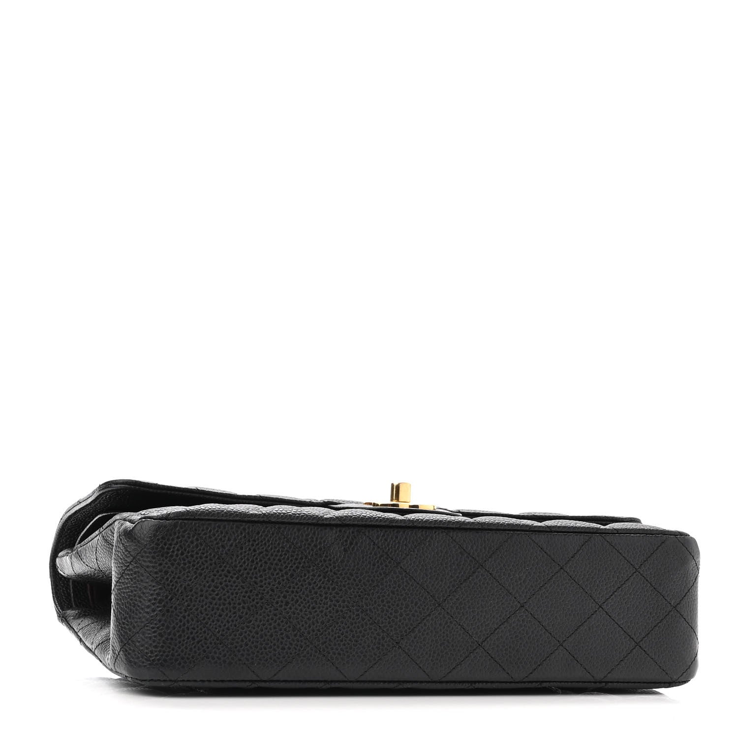 Chanel Caviar Quilted Medium Double Flap Black 3 of 9