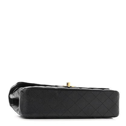 Chanel Caviar Quilted Medium Double Flap Black 3 of 9