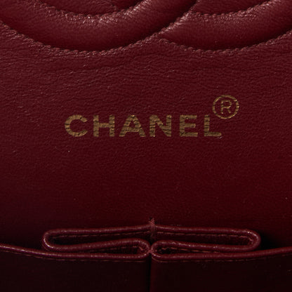 Chanel Lambskin Quilted Medium Double Flap Black 9 of 11