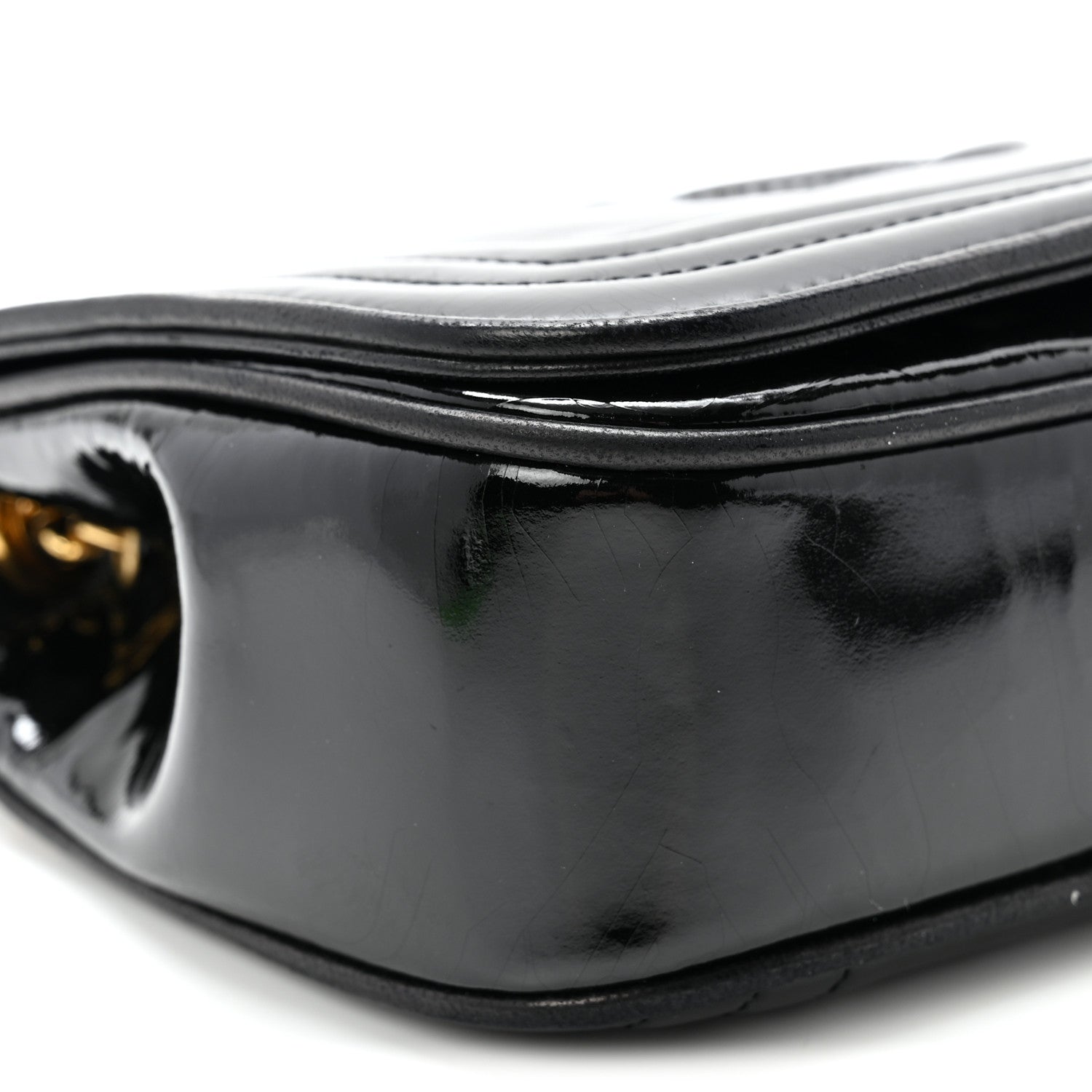 Chanel Patent Mini Flap Black 9 of 10