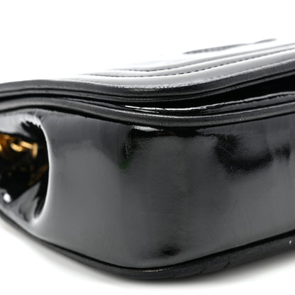 Chanel Patent Mini Flap Black 9 of 10