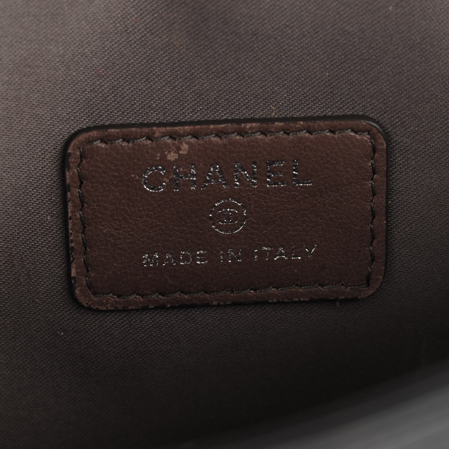 Chanel Patent Calfskin Lucky Symbols Pochette Black 5 of 7