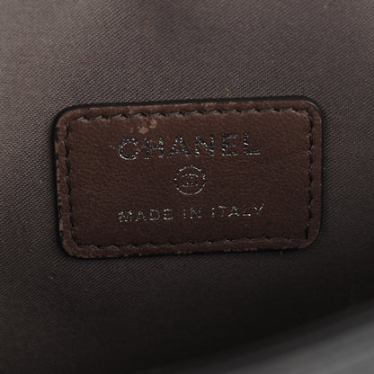Chanel Patent Calfskin Lucky Symbols Pochette Black 5 of 7