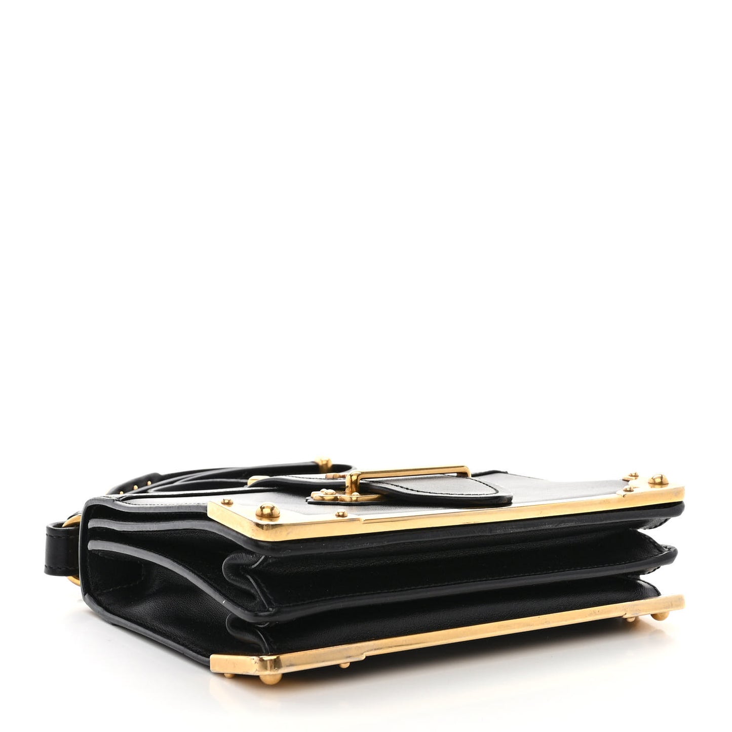 City Calf Saffiano Cahier Bag Black