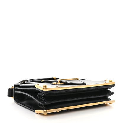 Prada City Calf Saffiano Cahier Bag Black 4 of 9