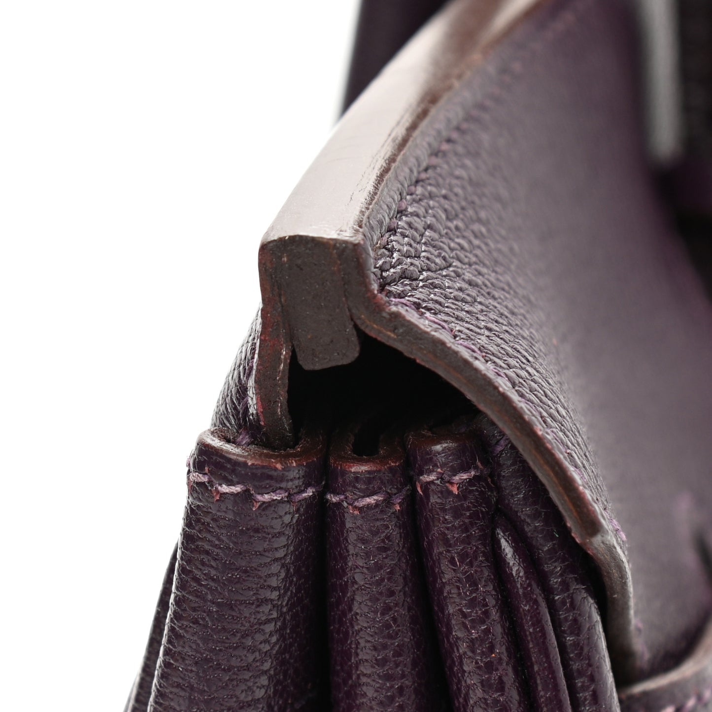 Chevre Mysore Birkin 30 Raisin