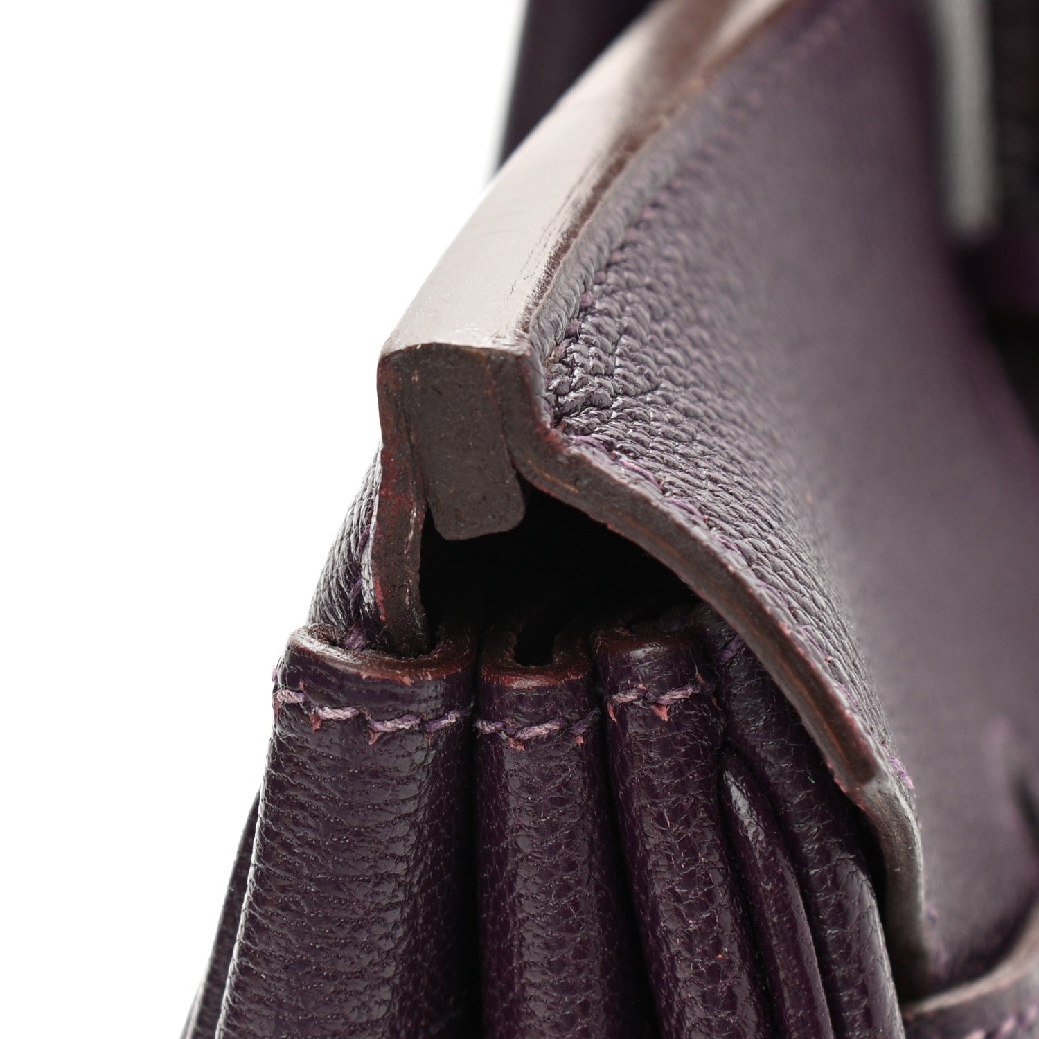 Hermes Chevre Mysore Birkin 30 Raisin 12 of 15