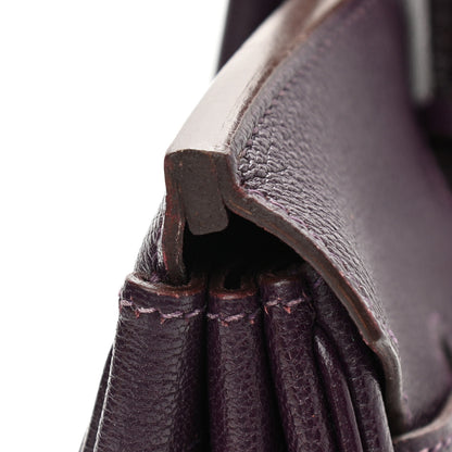 Hermes Chevre Mysore Birkin 30 Raisin 12 of 15