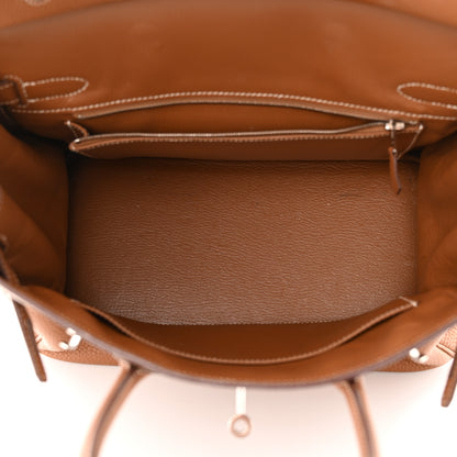 Hermes Taurillon Clemence Birkin 30 Gold 5 of 15